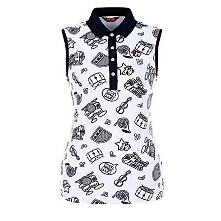 Áo golf polo nữ có cổ Fantom 22182TL177 WH