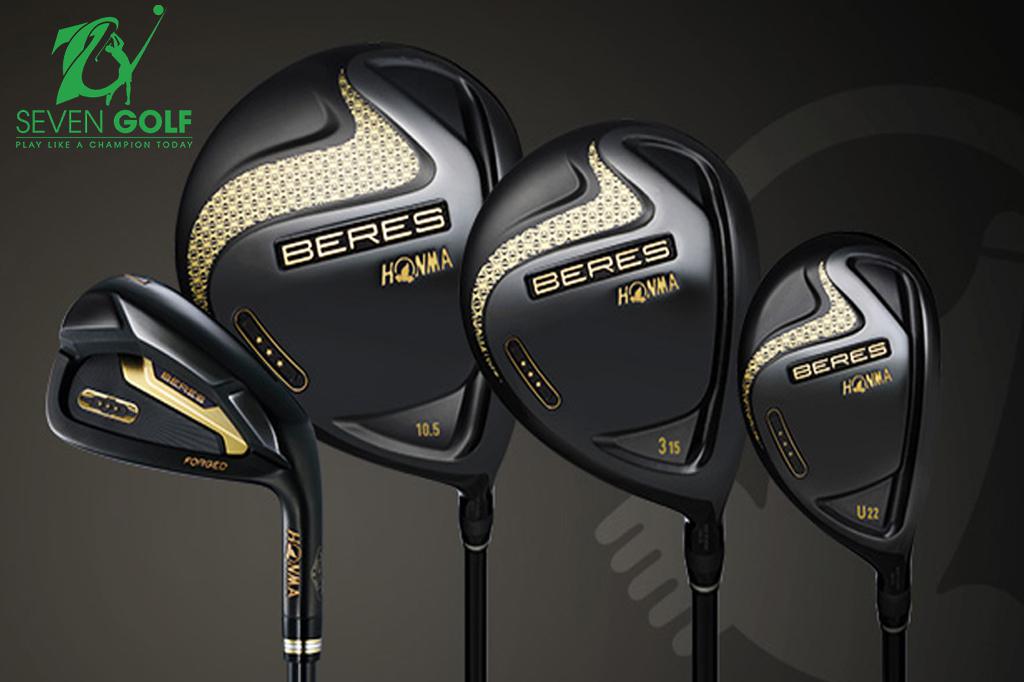 FULL SET BỘ GẬY HONMA BERES 07 3SAO BLACK LIMITED EDITION
