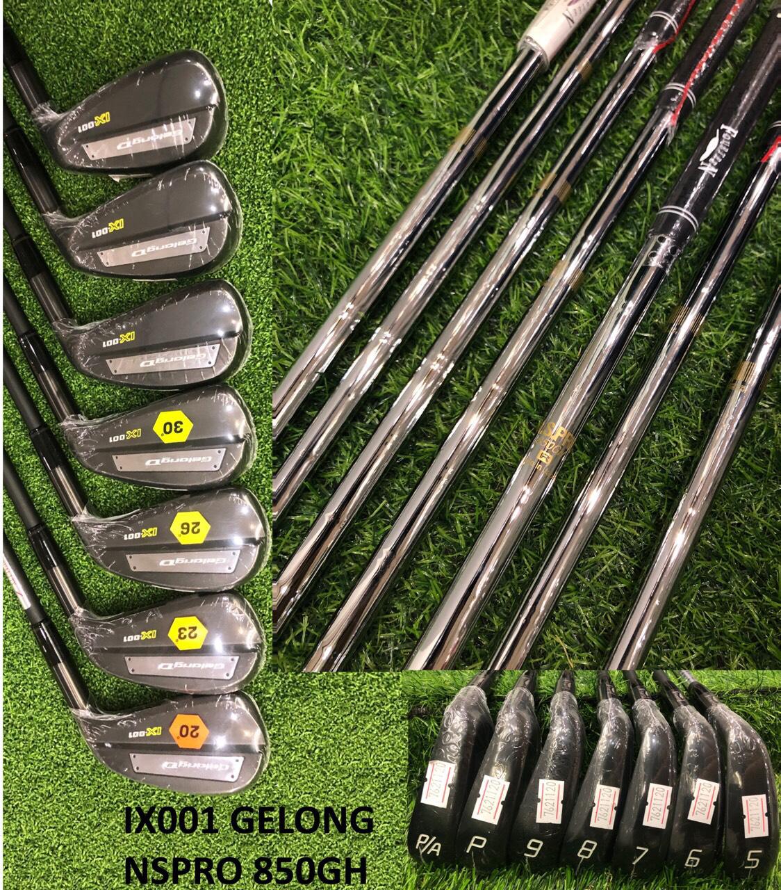 Bộ gậy sắt Fourteen GelongD IX001 shaft 850R #5-9,PA,PW (7 PCS/SET)