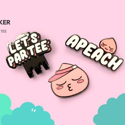 Mác Bóng Golf Ball Marker APEACH LET'S PAR TEE KAKAO FRIENDS GOLF PK