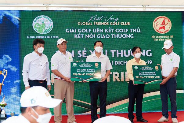 GIẢI ĐẤU “ KHÁT VỌNG GLOBAL FRIENDS GOLF CLUB” 7 GOLF ĐỒNG HÀNH TÀI TRỢ - TRAO TẤM LÒNG VÀNG, SÁNG TINH THẦN GOLF
