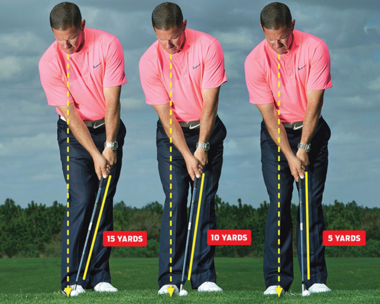 Thực hiện cú chip trong golf đầy ấn tượng