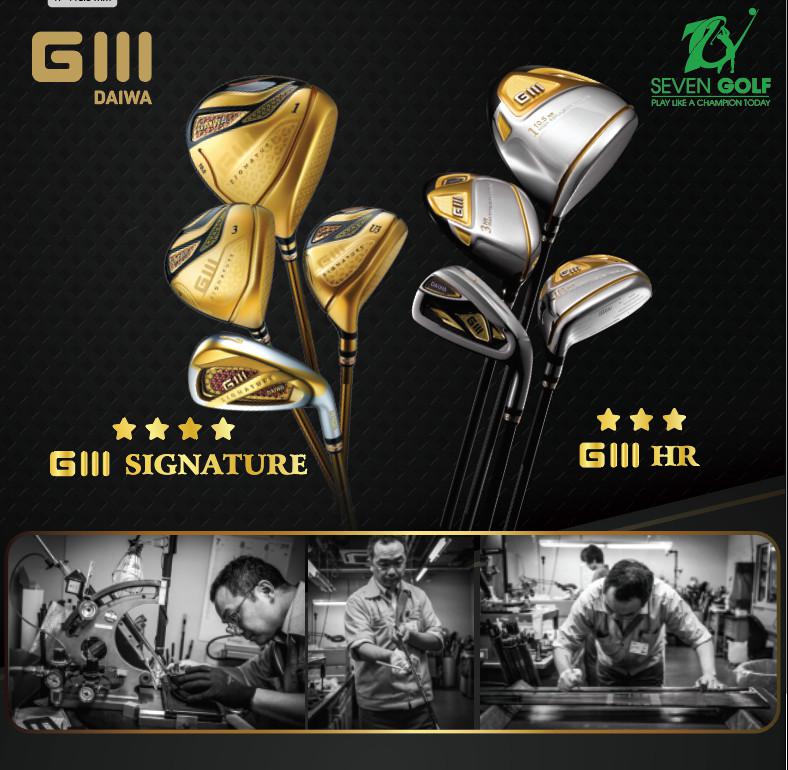 Bộ gậy golf fullset cao cấp Daiwa_GIII Signature 5  5sao
